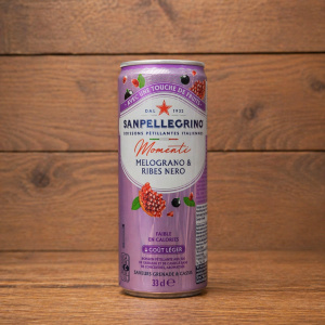 Газированный напиток Sanpellegrino Momenti Гранат и Смородина, 330 мл